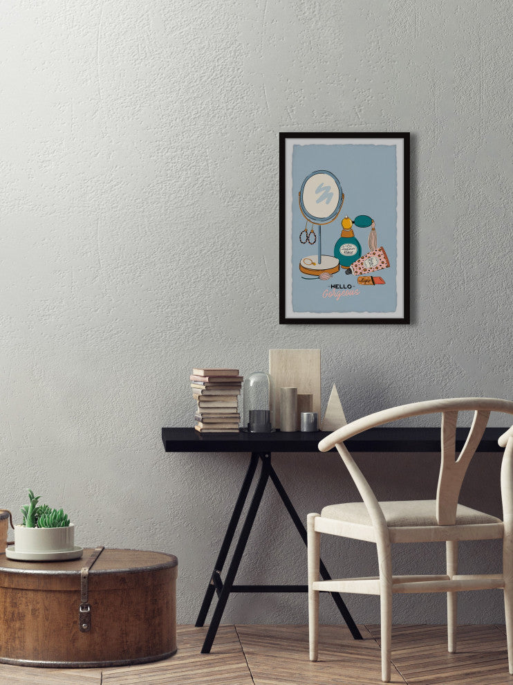 "Women's Accessories" Framed Painting Print, 8x12