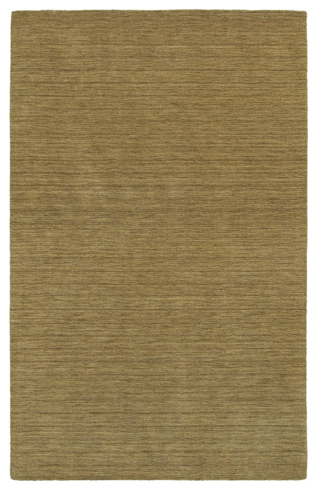 Oriental Weavers Aniston Collection Gold Solid Indoor Area Rug 5'X8'