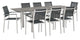 Shore 9-Piece Outdoor Patio Aluminum Outdoor Dining Set