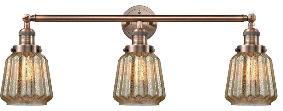Innovations Lighting 205-Ac-G146-Led 3 Light Dimmable Led Bathroom Fixture