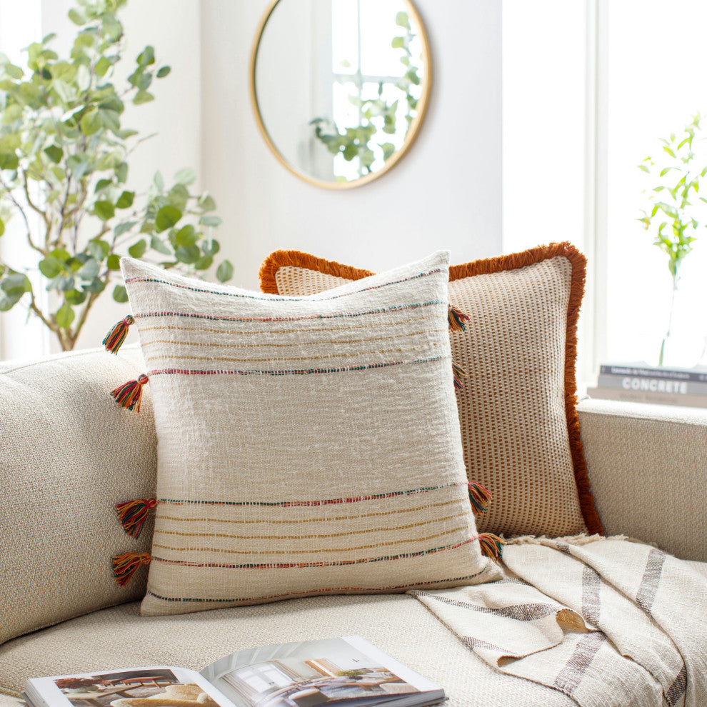 Surya Newburgh Pillow Cover 22"H X 22"W