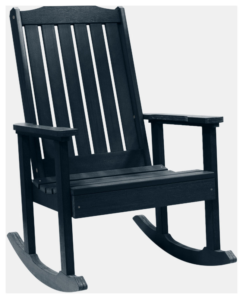 Linden Rocking Chair, Navy