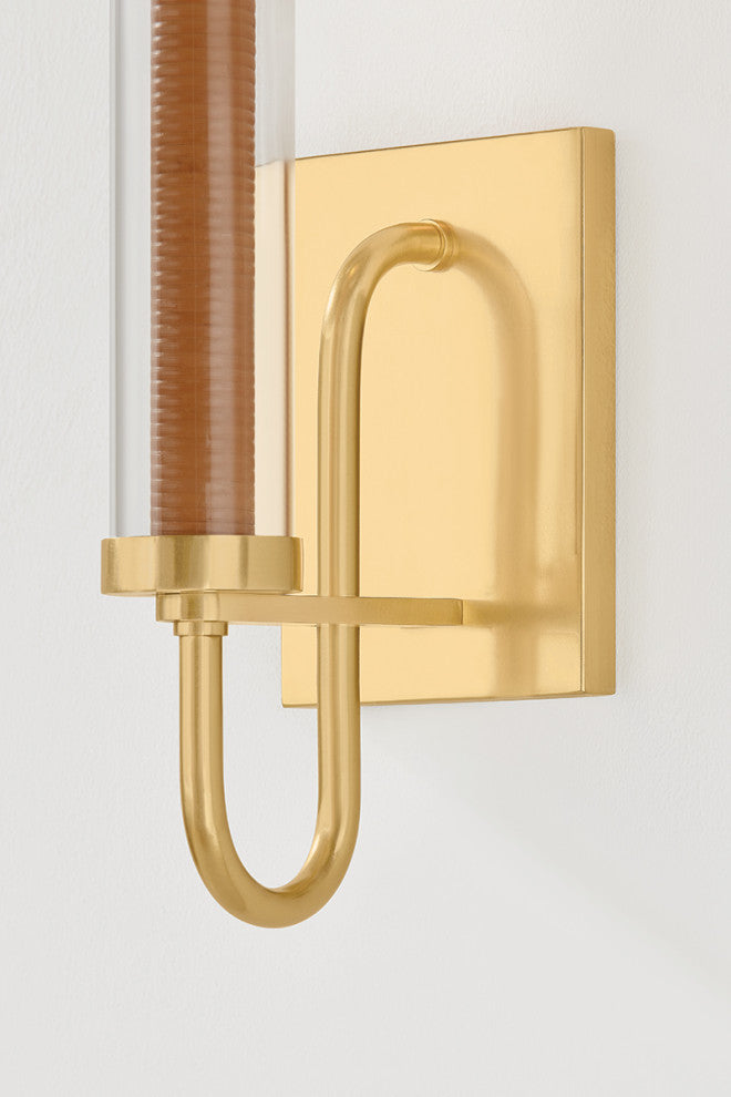 Hudson Valley Lighting Narrowsburg Wall Sconce, Aged Brass