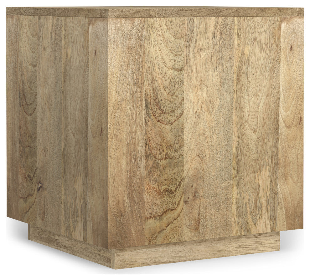 Lockhart Solid Mango Wood Side Table, Natural