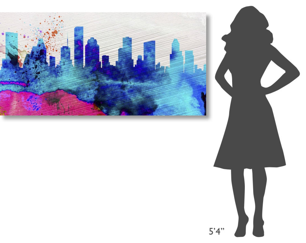 "Houston City Skyline" Fine Art Print