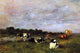 Eugene-Louis Boudin A Pasture on the Banks of the Touques Wall Decal