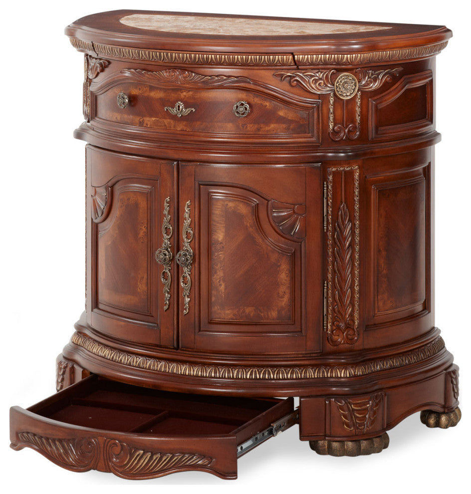 Cortina Bedside Chest, Honey Walnut