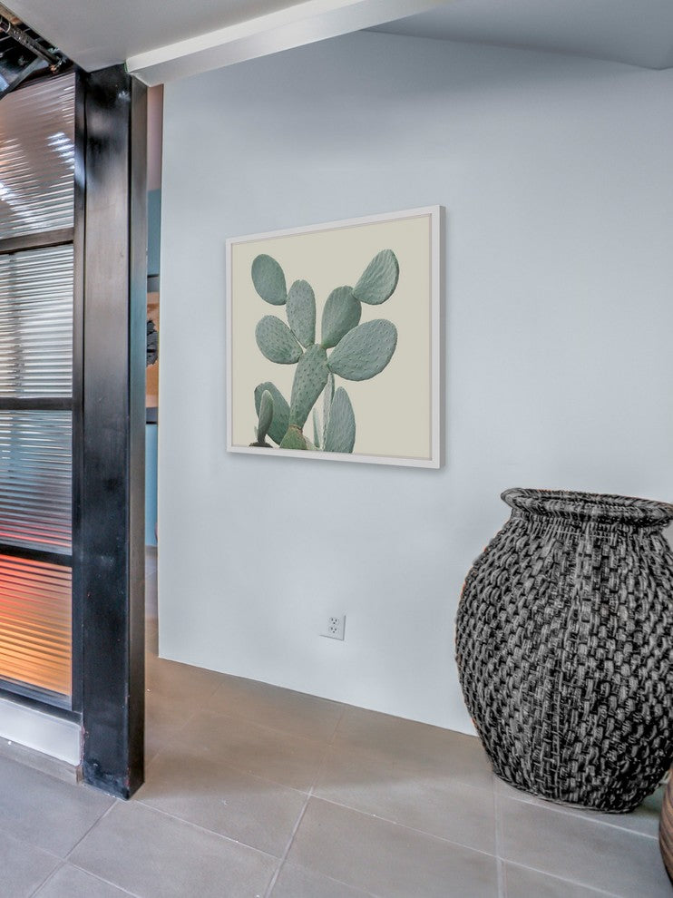 "I Love Cacti" Framed Painting Print, 32"x32"