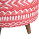 Sasha Red Ottoman