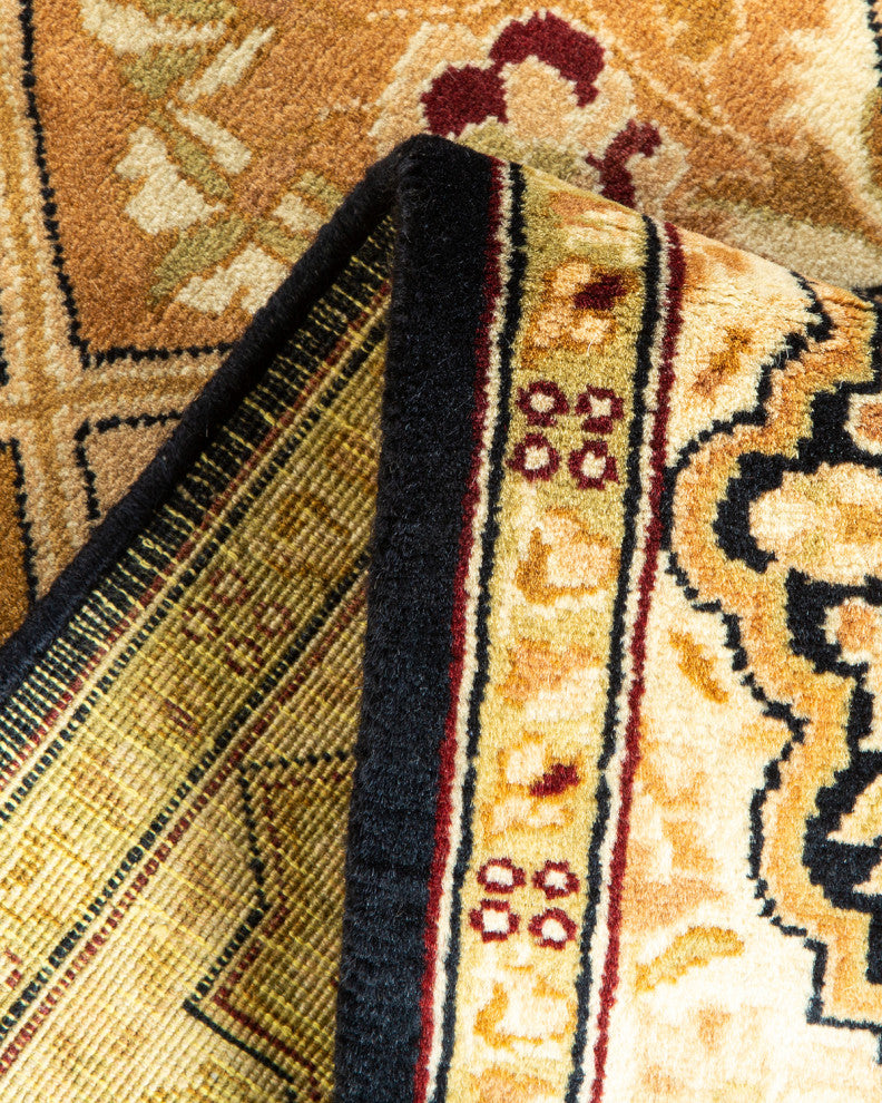 Mogul, One-of-a-Kind Hand-Knotted Area Rug Brown, 2' 7 x 4' 2