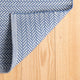 Dash & Albert Herringbone Denim/Ivory Indoor/Outdoor Rug, Blue, 9' x 12'