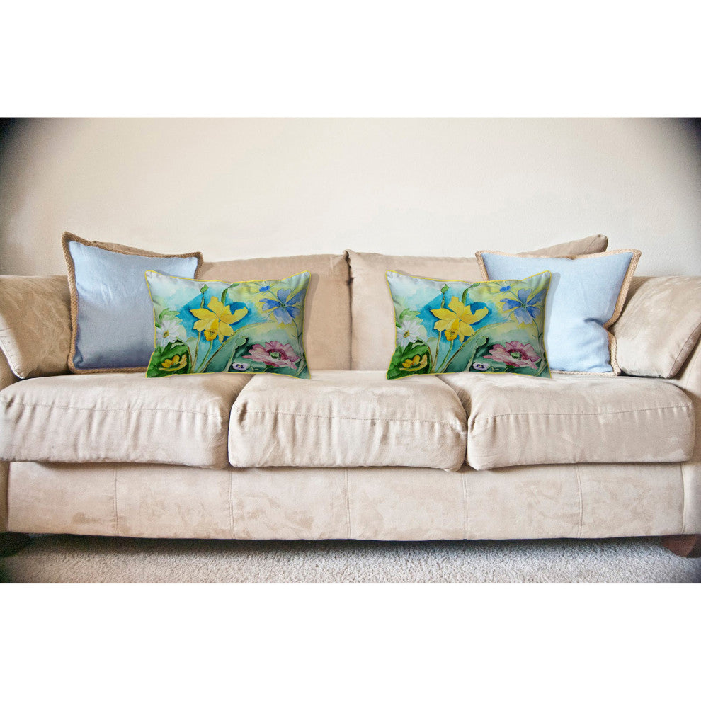 Betsy's Florals Large Indoor/Outdoor Pillow 16x20