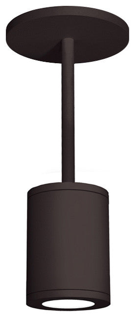 Tube Architectural 1 Light Pendant, Bronze