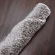 HAND TUFTED SHAG POLYESTER ECO-FRIENDLY AREA RUGS -Gray White Color,Solid Design