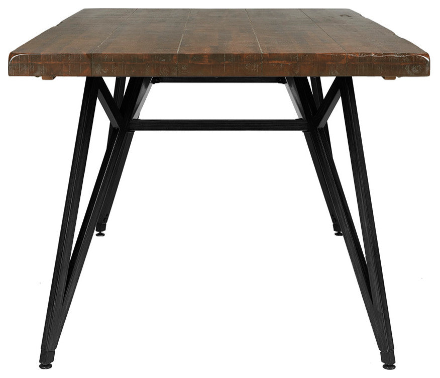 INK+IVY Trestle Modern Industrial Kitchen Counter Stool, Dining Table