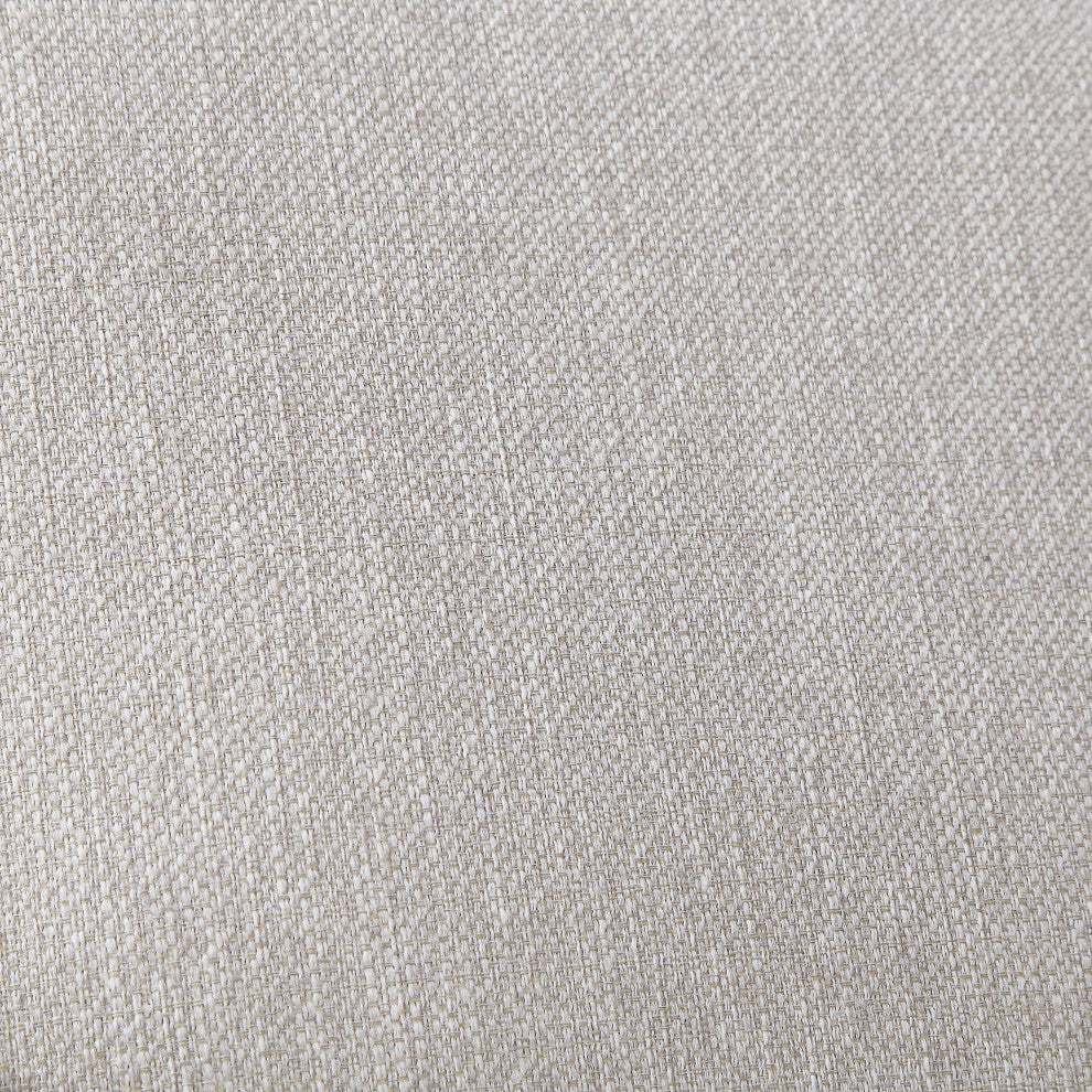 Metal Frame Accent Chair Wide Open Mid Century Modern Beige