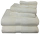 6-PC Super Soft Rayon Bamboo Cotton Towel Set, White