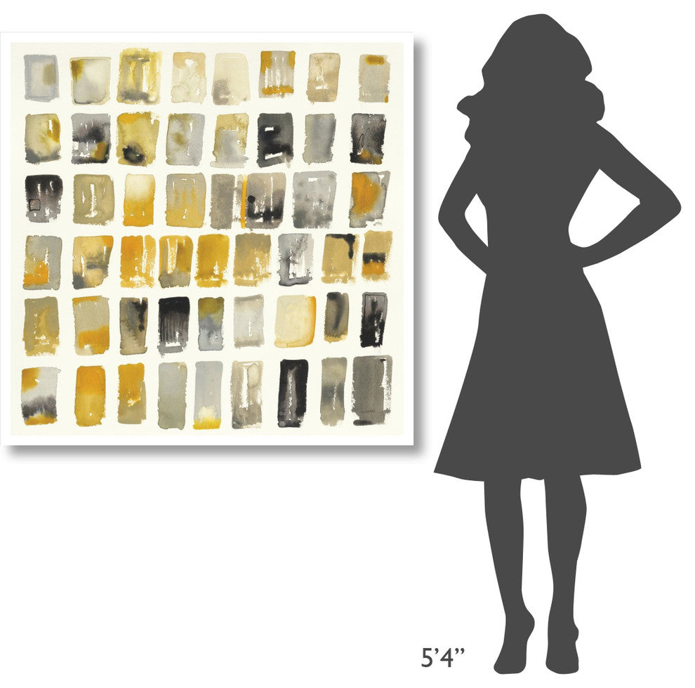 "City Windows I" Digital Paper Print by Shirley Novak, 42"x42"