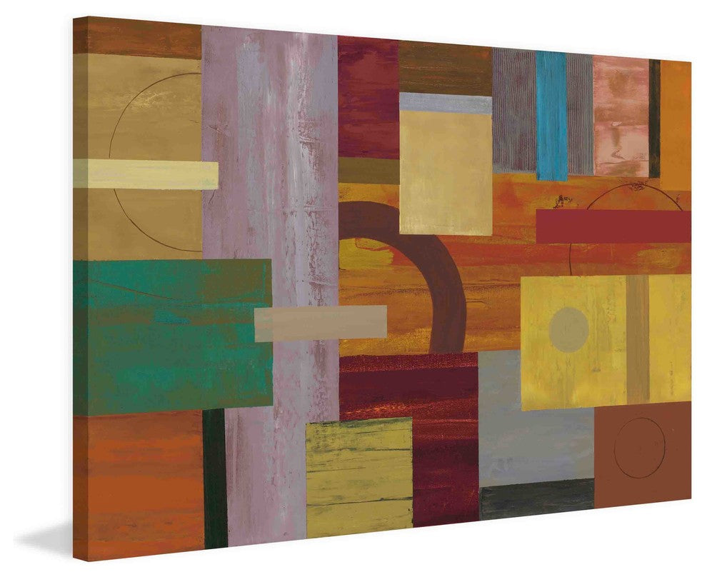 "Marsala Dreams I" Painting Print on Wrapped Canvas by Julie Joy