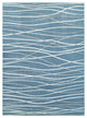 8??x 10??Blue Contemporary Waves Area Rug