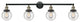 Innovations 215-Bab-S-G204-6-Led 4 Light Dimmable Led Adjustable Vanity Light
