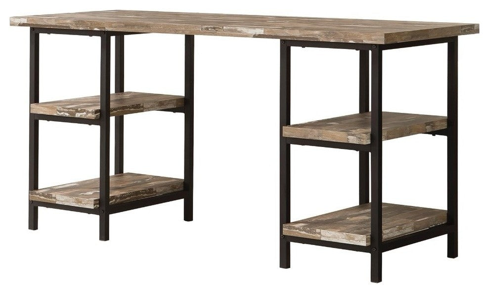 Benzara BM172244 Writing-Computer Desk, Brown