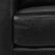 Dowd Mid Century Modern Faux Leather Club Chair, Midnight/Dark Brown