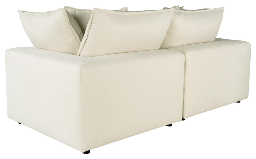 Cali Modular Loveseat, Natural