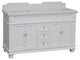 Elizabeth 60" Bathroom Vanity, Base: White, Top: Quartz, Double Vanity