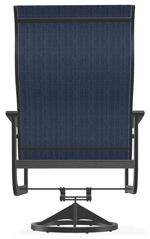 St. Catherine Sling Outdoor Supreme Swivel Rocker, Mavi/Graphite