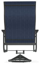 St. Catherine Sling Outdoor Supreme Swivel Rocker, Mavi/Graphite