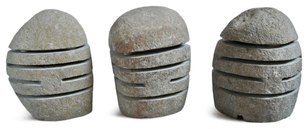 River Rock Garden Lantern, Small