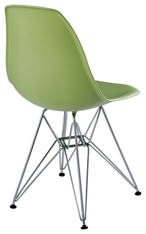 Modern Contemporary Kitchen Dining Side Chair Light Green