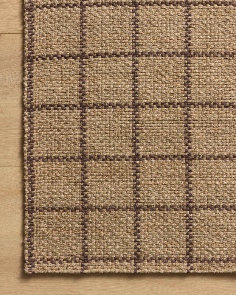 Chris Loves Julia x Loloi Fletcher Natural / Brown 2'-3" x 3'-9" Runner Rug