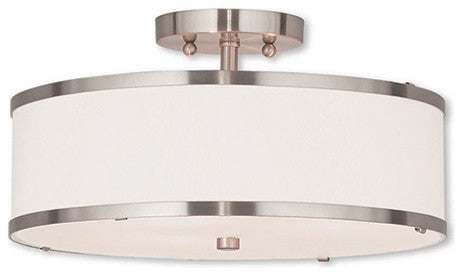 Park Ridge Ceiling Mount, Brushed Nickel