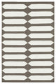 Rug N Carpet - Handmade Wool 3' 7'' x 5' 6'' Geometric Dhurrie Kilim Rug