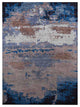 Hand Knotted Silk Area Rug Abstract Multicolor