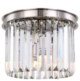 Sydney 3-Light Flush Mount, Shade: Clear