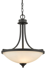 Bordeaux 3 Light Pendant, Bronze