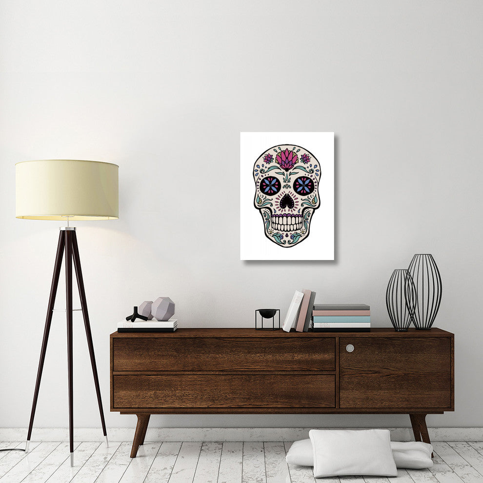 "Sugar Skull II" Digital Paper Print by Janelle Penner, 23"x32"