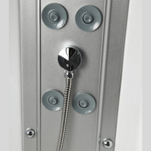 Rectangular Steam Shower With Jetted Tub