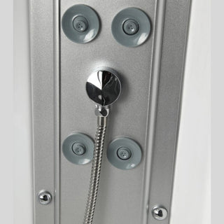 Rectangular Steam Shower With Jetted Tub