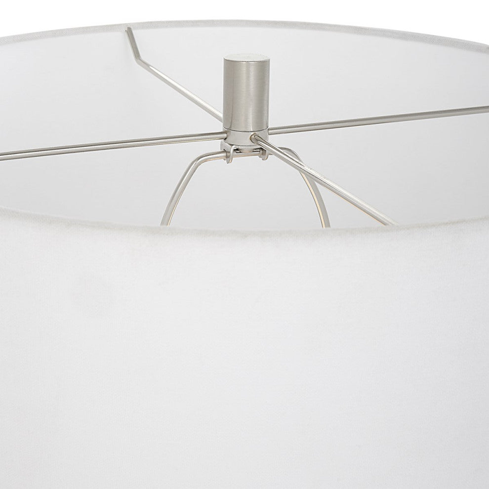 Uttermost Repetition White Marble Table Lamp 30015-1