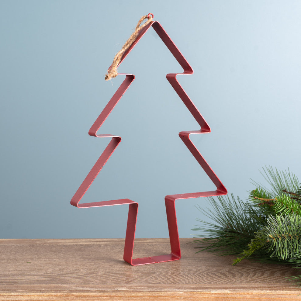 Pine Tree Cookie Cutter Ornament, Set of 4