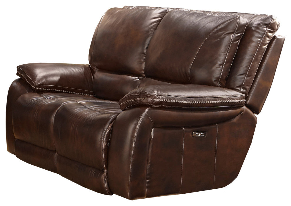 Vail Burnt Sienna Power Reclining Sofa and Recliner