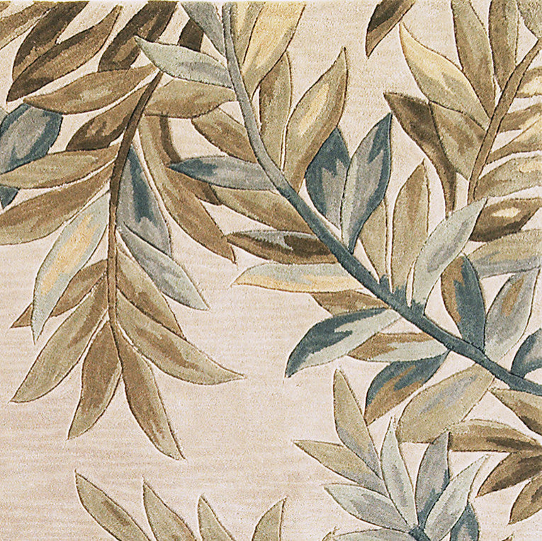 HomeRoots 2' x 10' Runner Wool Ivory Area Rug