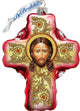 Jesus Face Cross Ornament