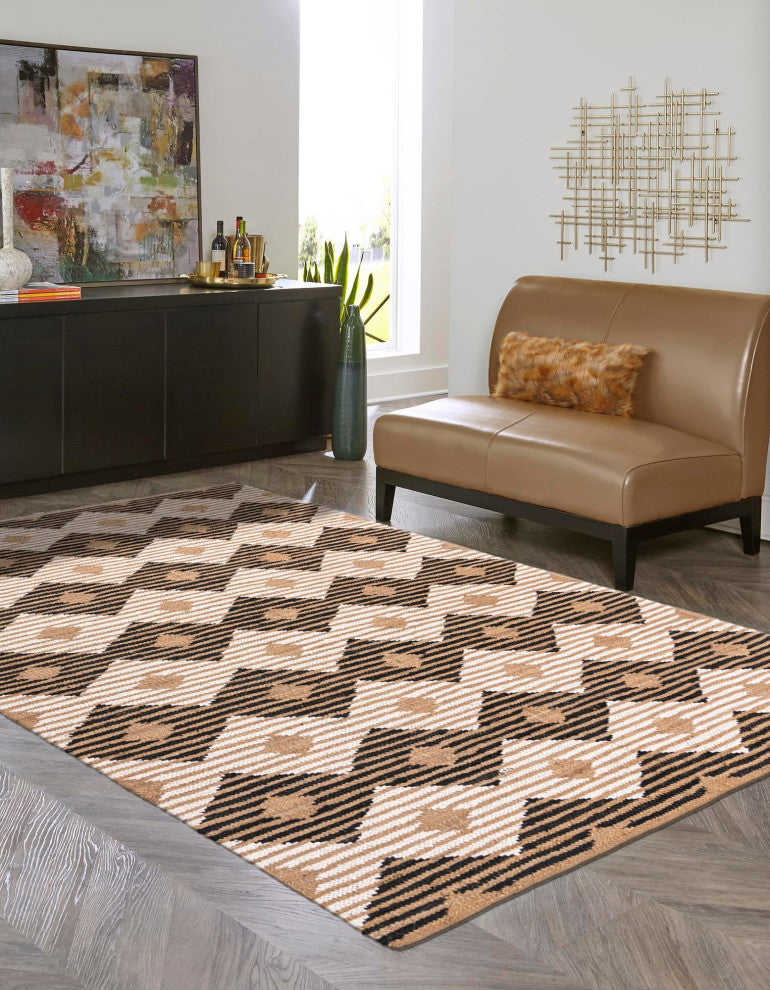 Contemporary Rectangle Area Rug 10'x13'11" Jacqueline Collection