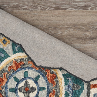 Eclectic Floral Mandala Indoor Area Rug, 4' Round