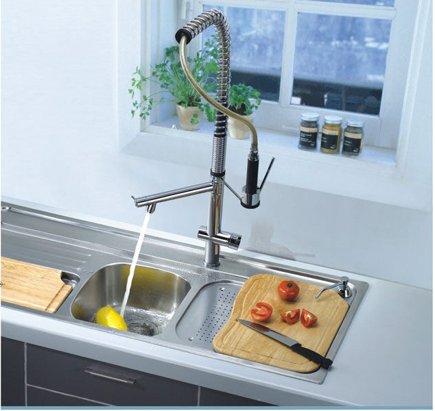 Dawn CH366 Drop, Double Bowl Stainless Kitchen Sink